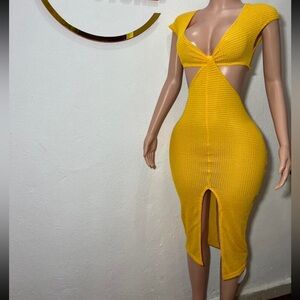 Yellow dress